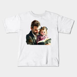 Father with daughter Kids T-Shirt